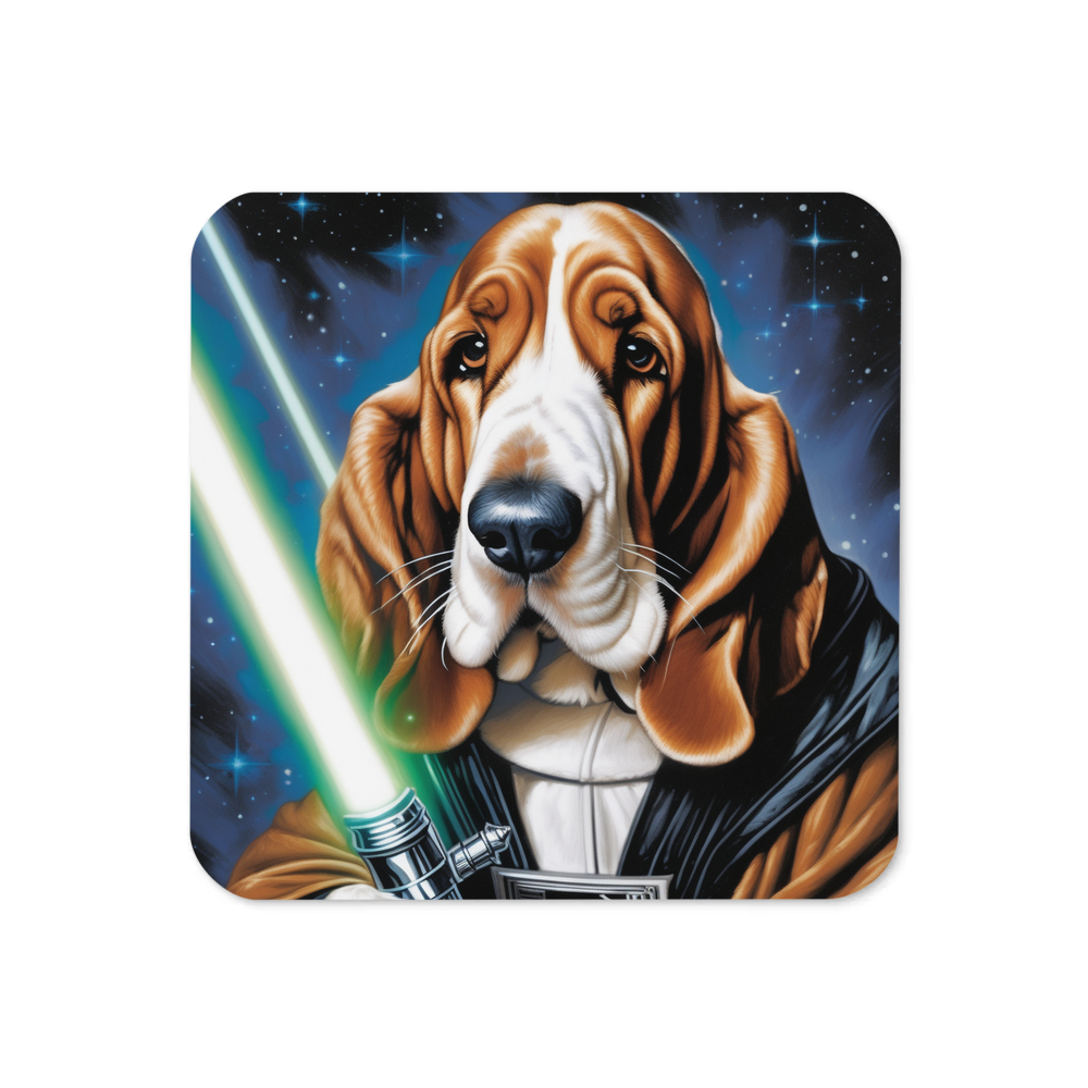 PugMug Custom Basset Hound Coaster