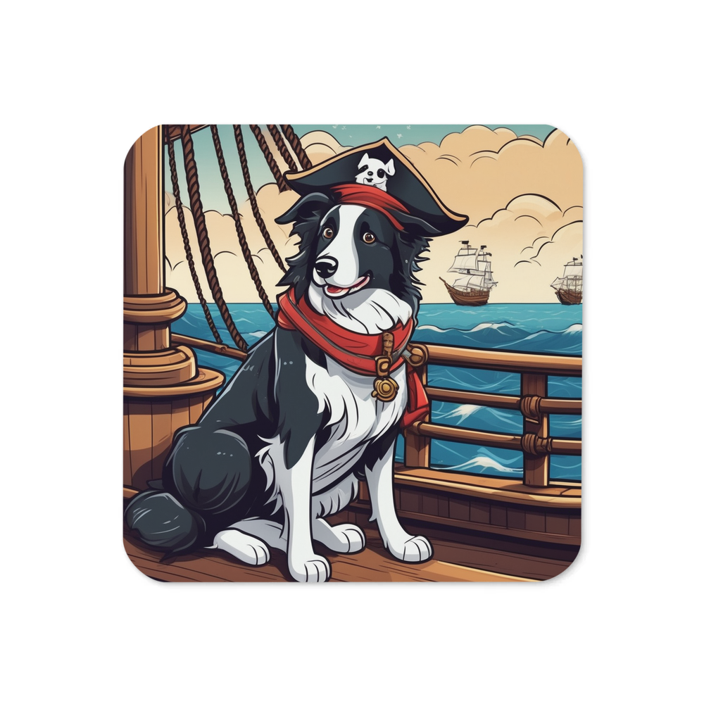 PugMug Custom Border Collie Coaster