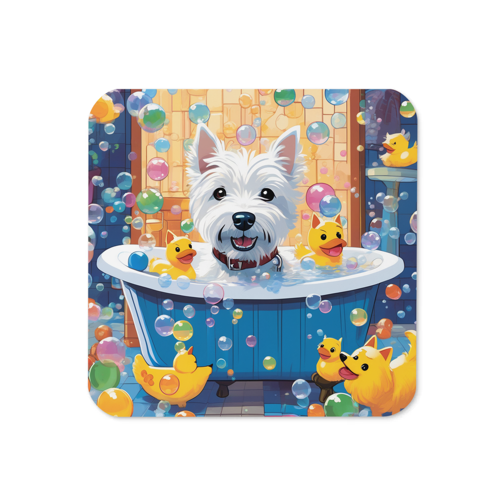 PugMug Custom West Highland White Terrier Coaster