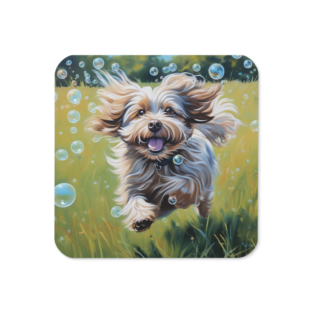 PugMug Custom Tan Havanese Dog Coaster
