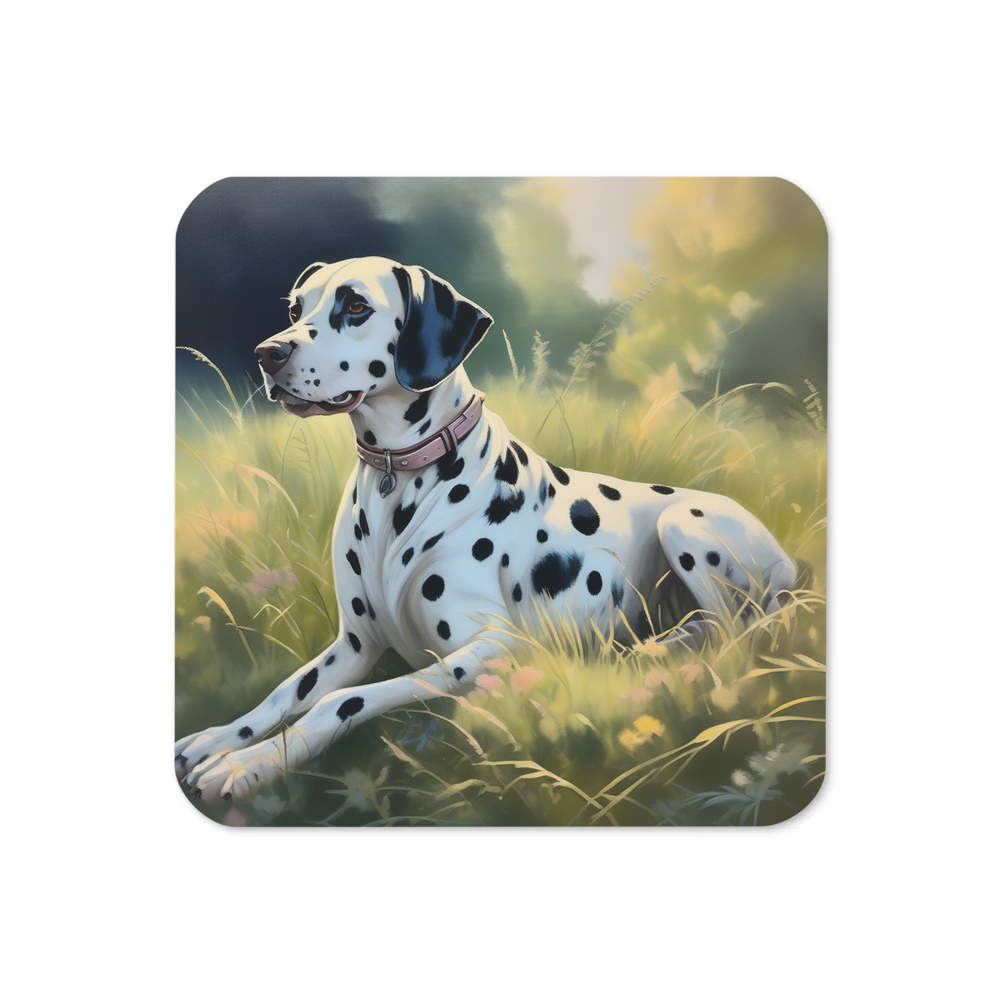 PugMug Custom Dalmatian Coaster