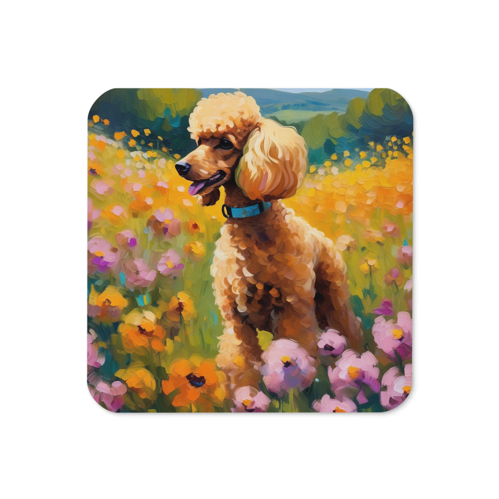 PugMug Custom Tan Poodle Coaster