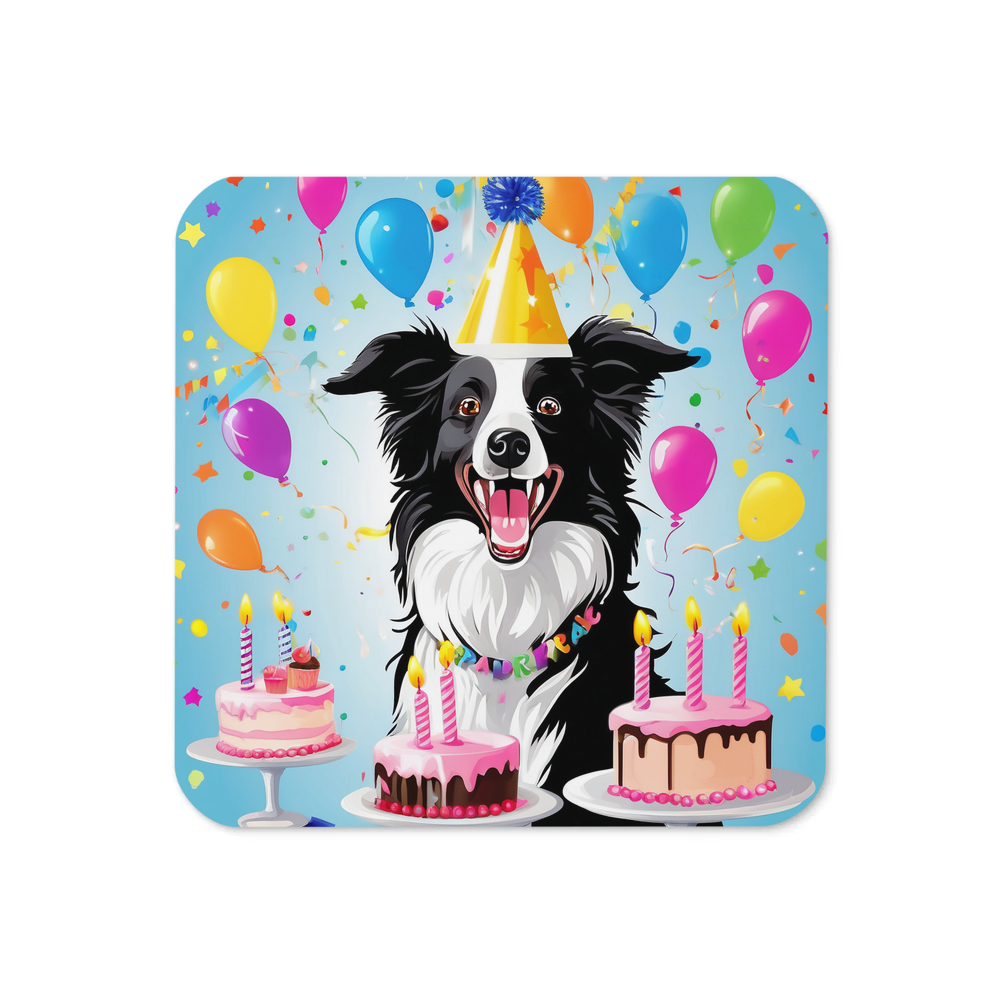 PugMug Custom Border Collie Coaster