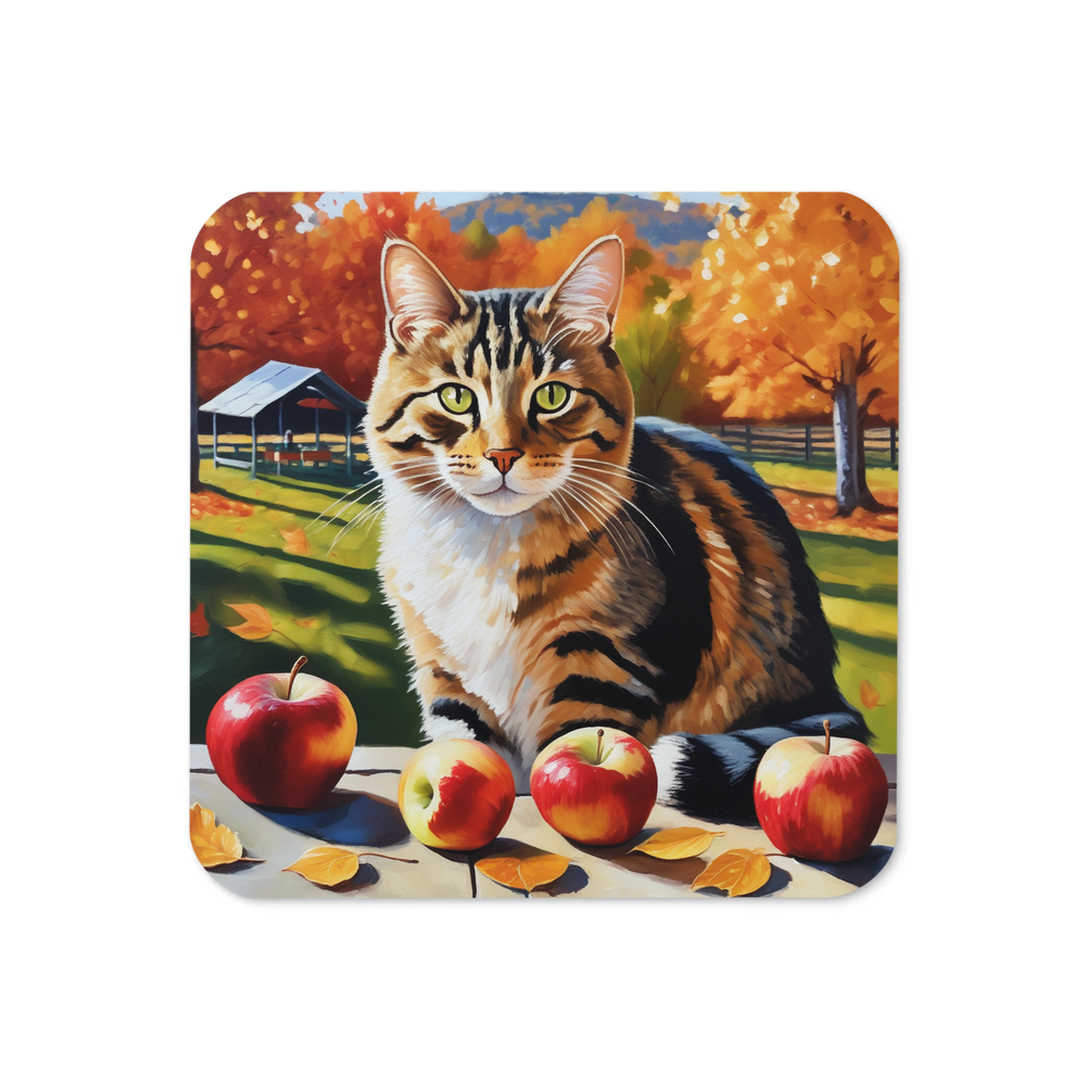 PugMug Custom Tabby Companion Cat Coaster