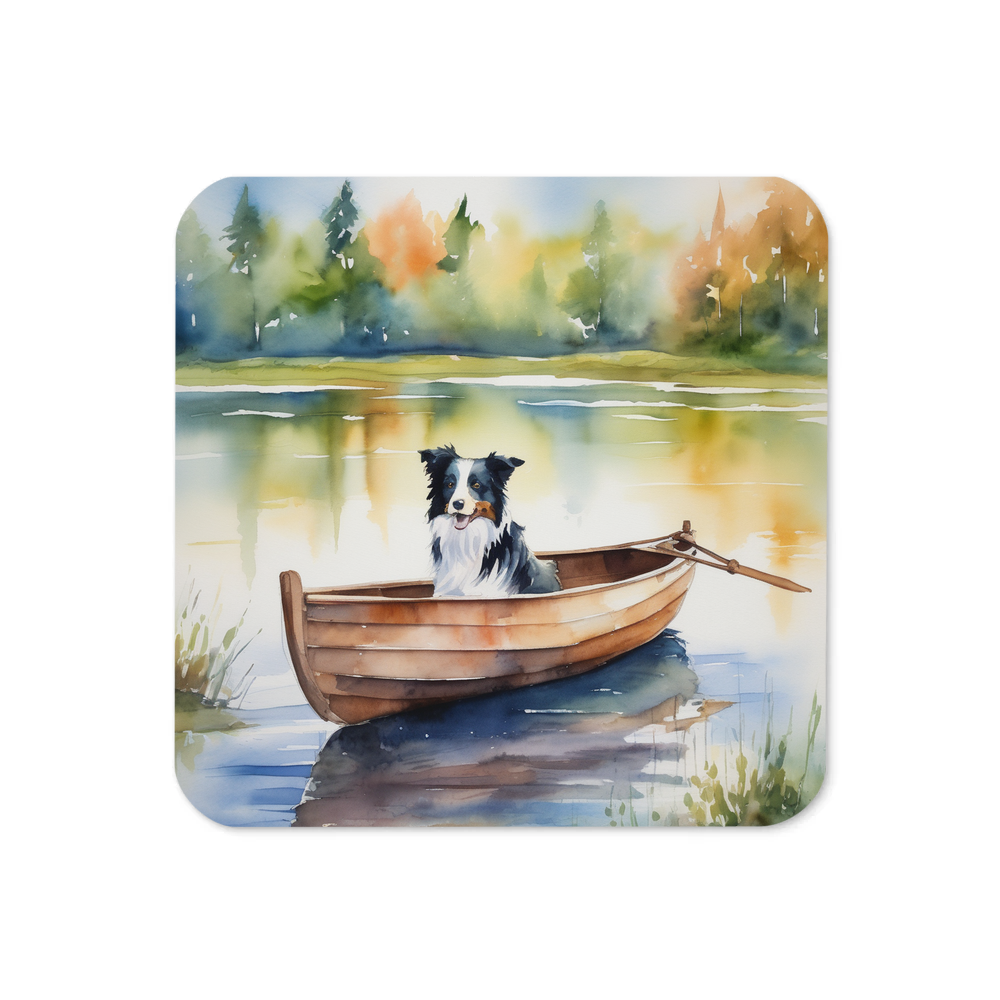 PugMug Custom Border Collie Coaster