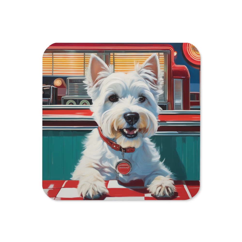 PugMug Custom West Highland White Terrier Coaster
