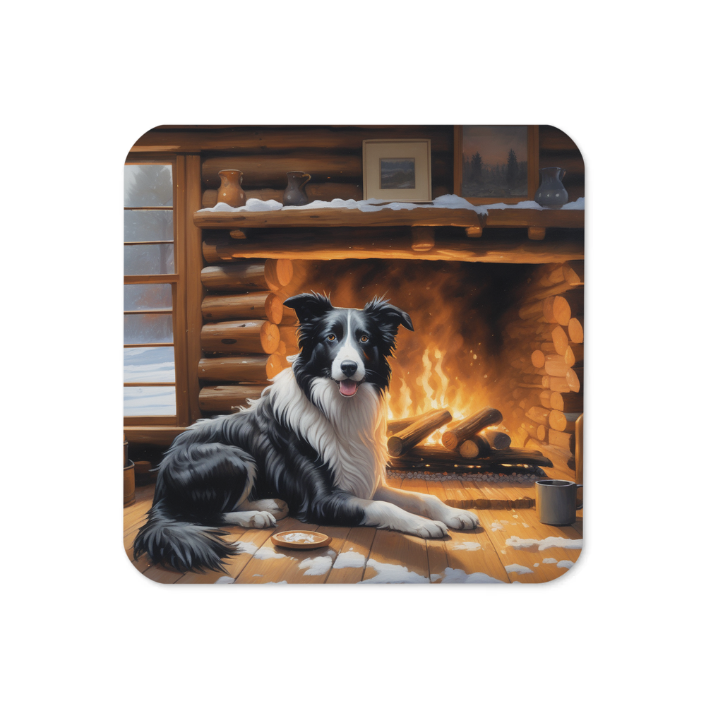 PugMug Custom Border Collie Coaster