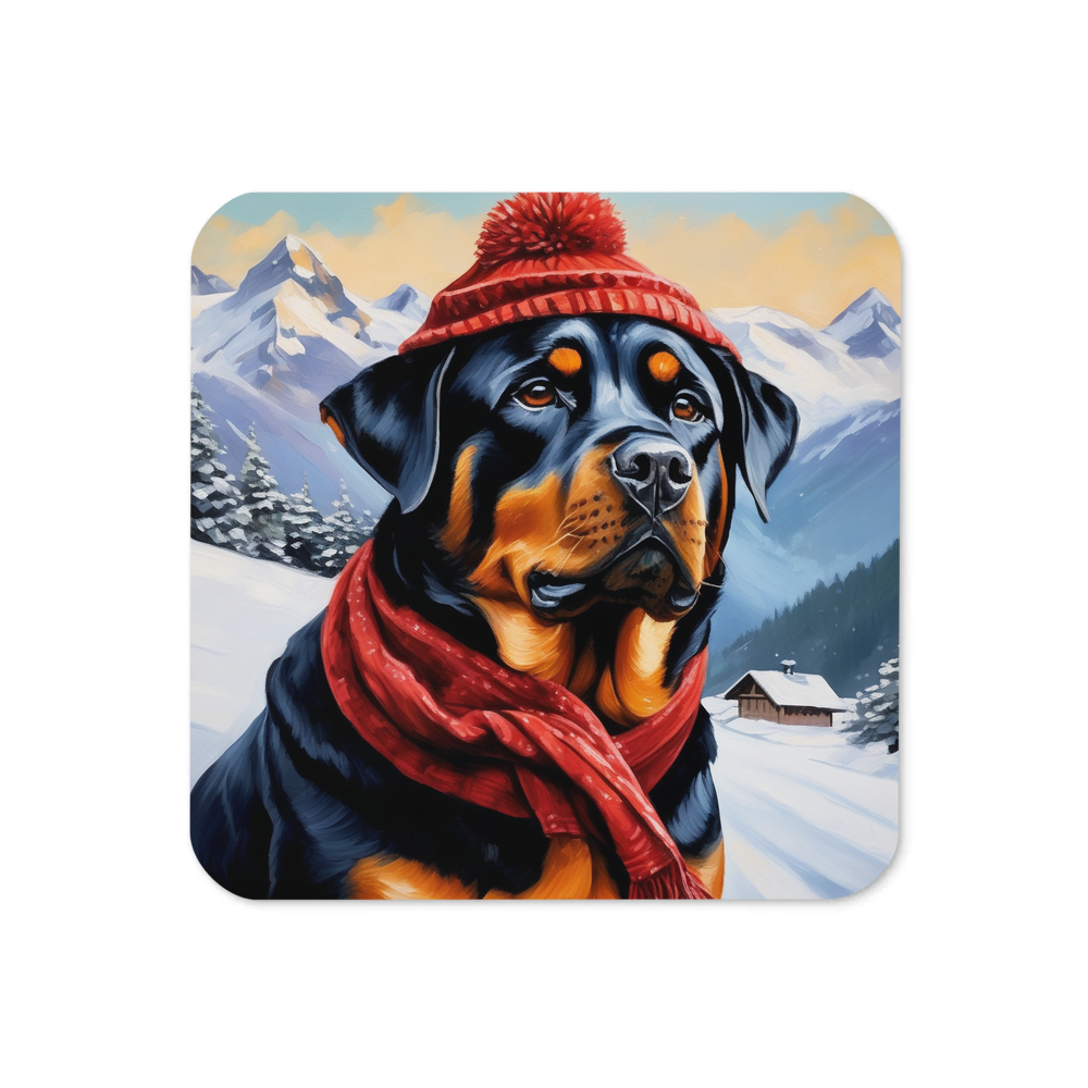 PugMug Custom Rottweiler Coaster