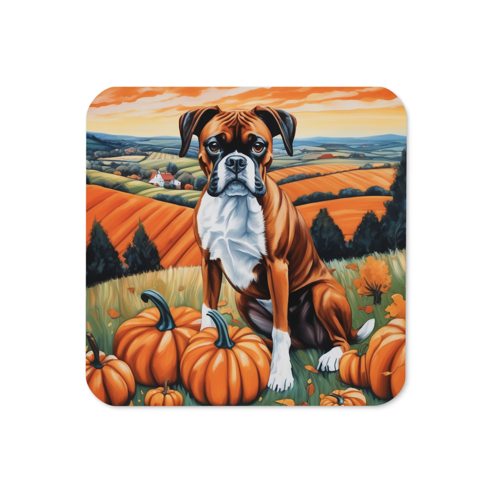 PugMug Custom Boxer Dog Coaster