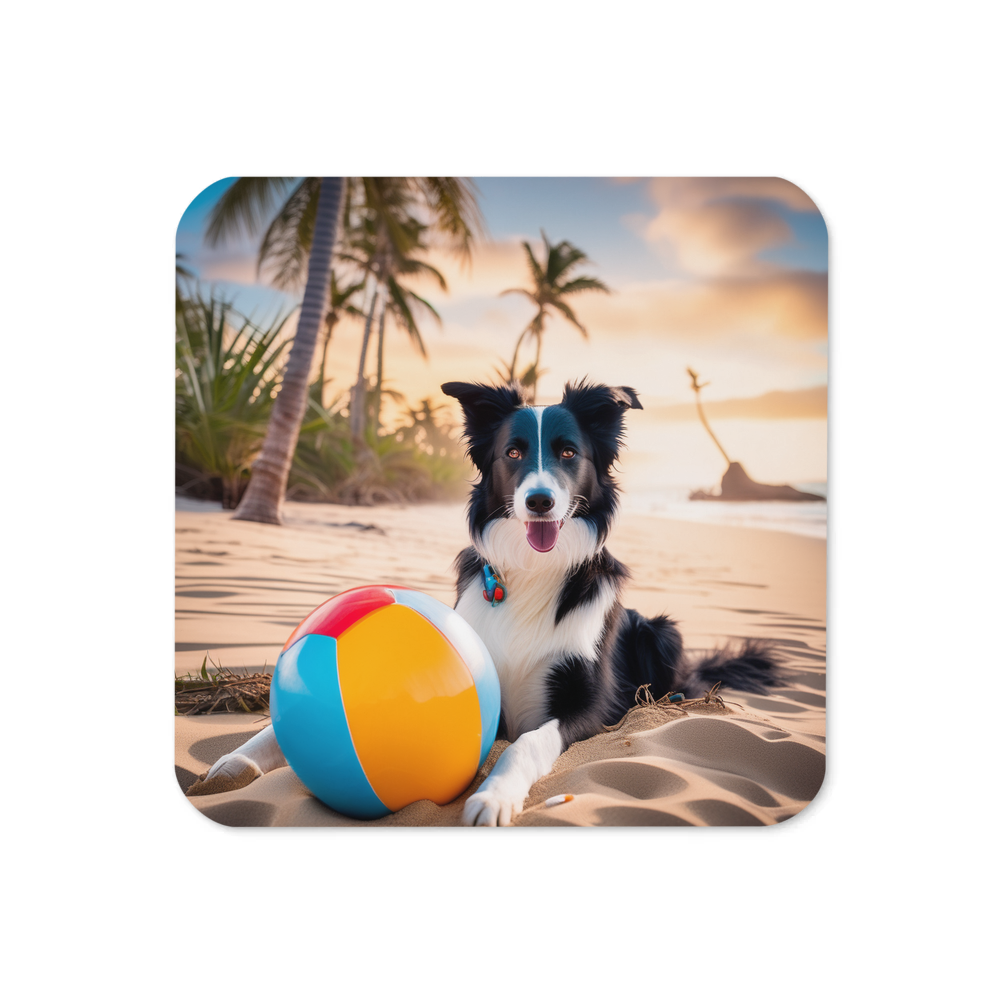 PugMug Custom Border Collie Coaster