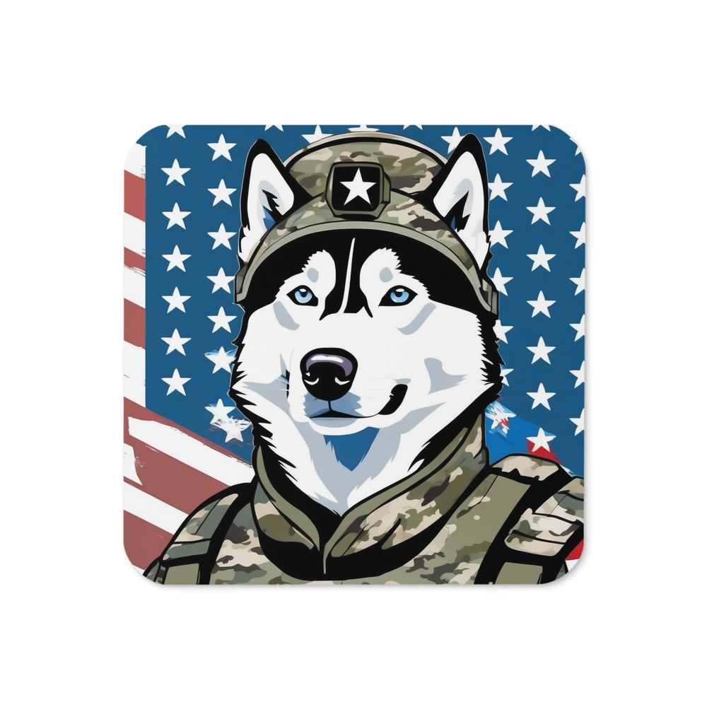 PugMug Custom Siberian Husky Coaster