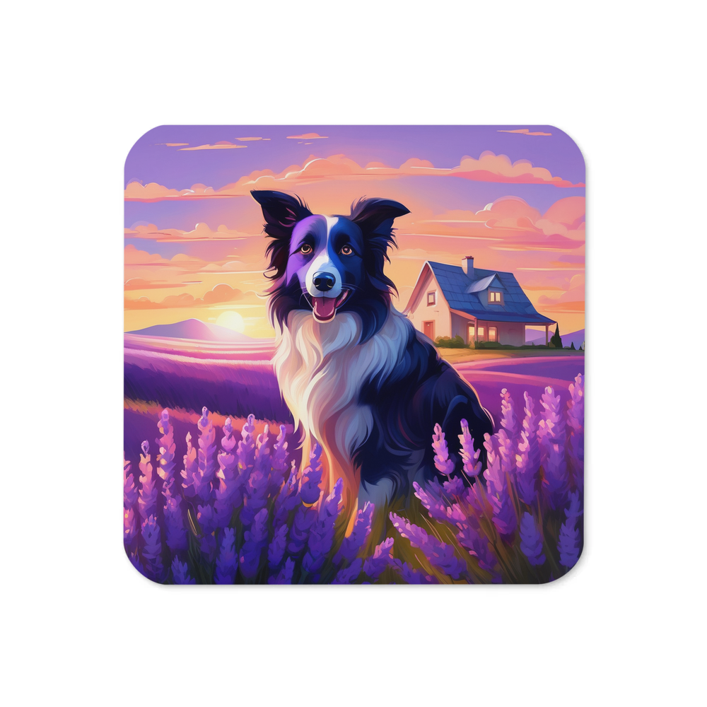 PugMug Custom Border Collie Coaster