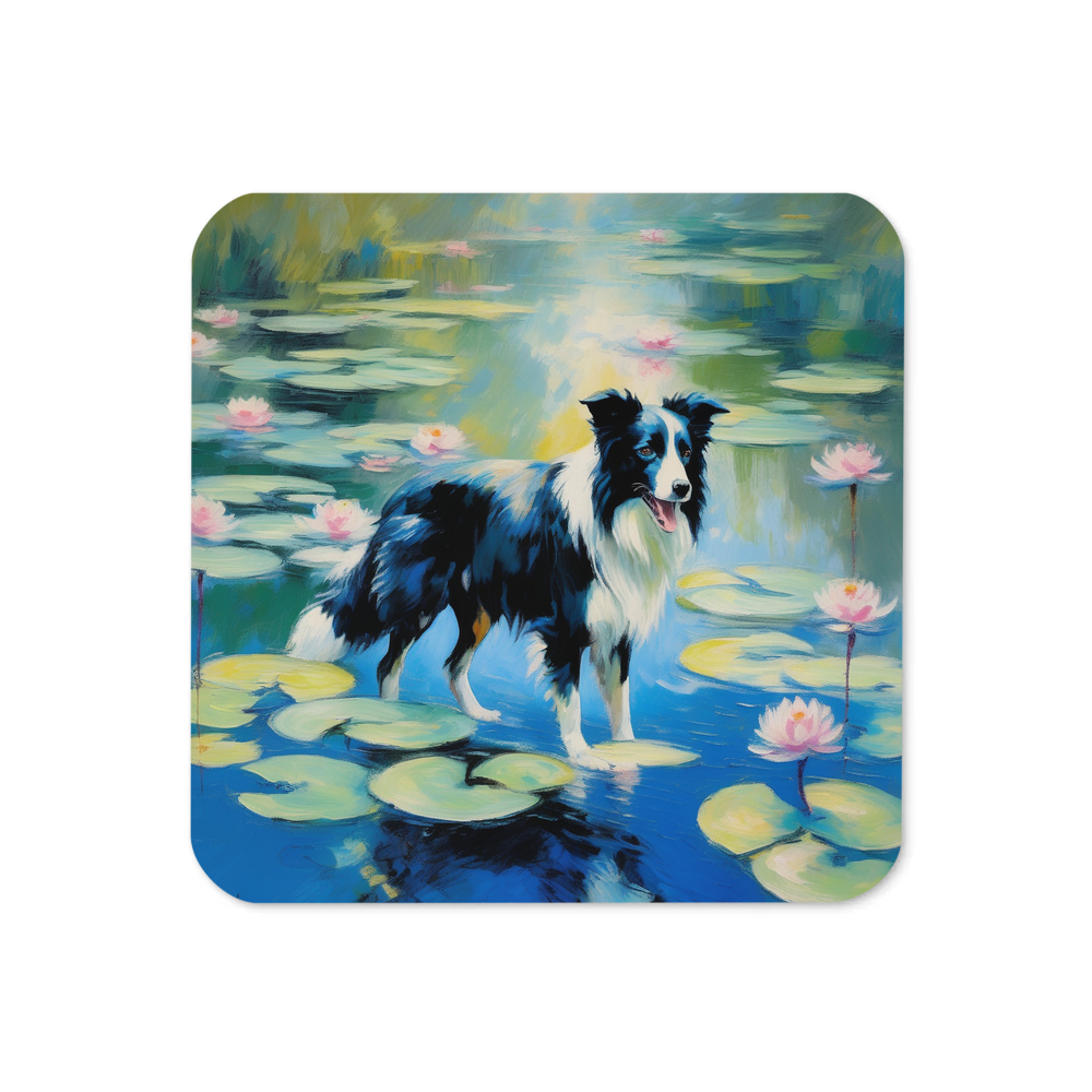PugMug Custom Border Collie Coaster