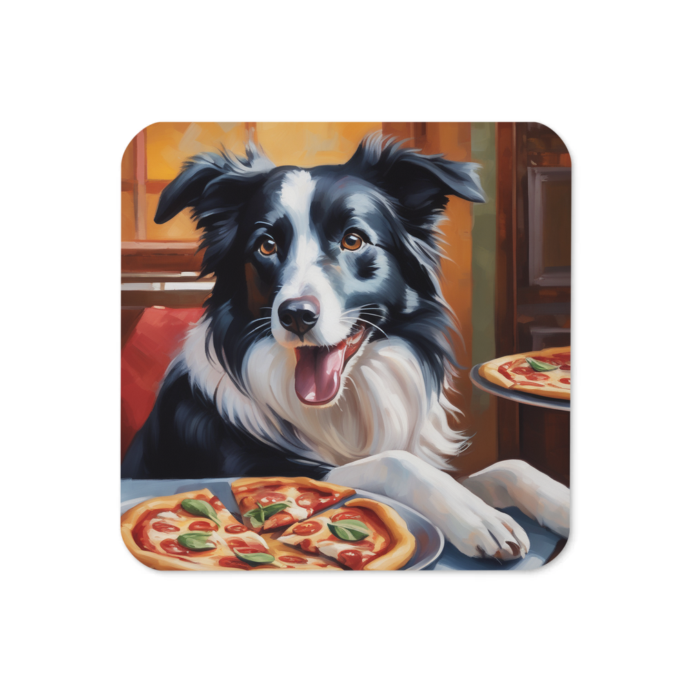 PugMug Custom Border Collie Coaster