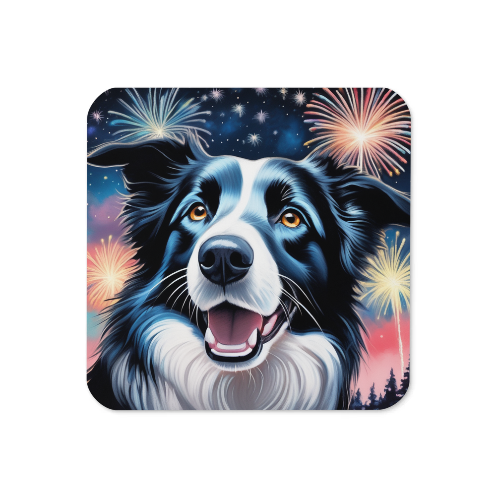PugMug Custom Border Collie Coaster