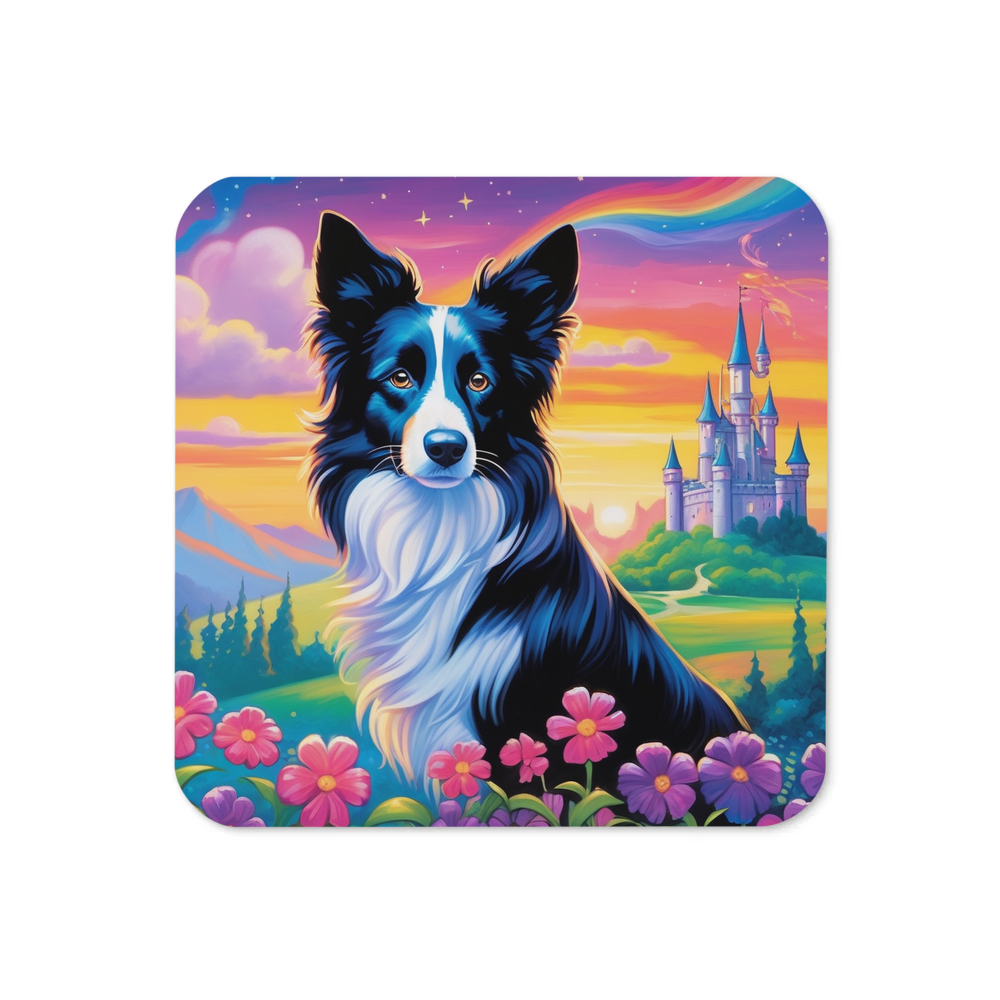 PugMug Custom Border Collie Coaster
