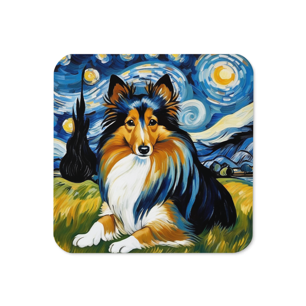 PugMug Custom Shetland Sheepdog Coaster