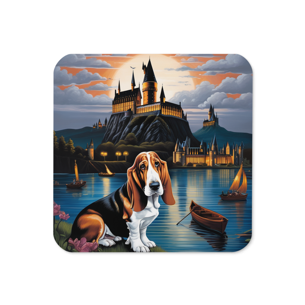 PugMug Custom Basset Hound Coaster