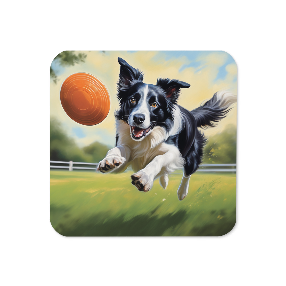 PugMug Custom Border Collie Coaster