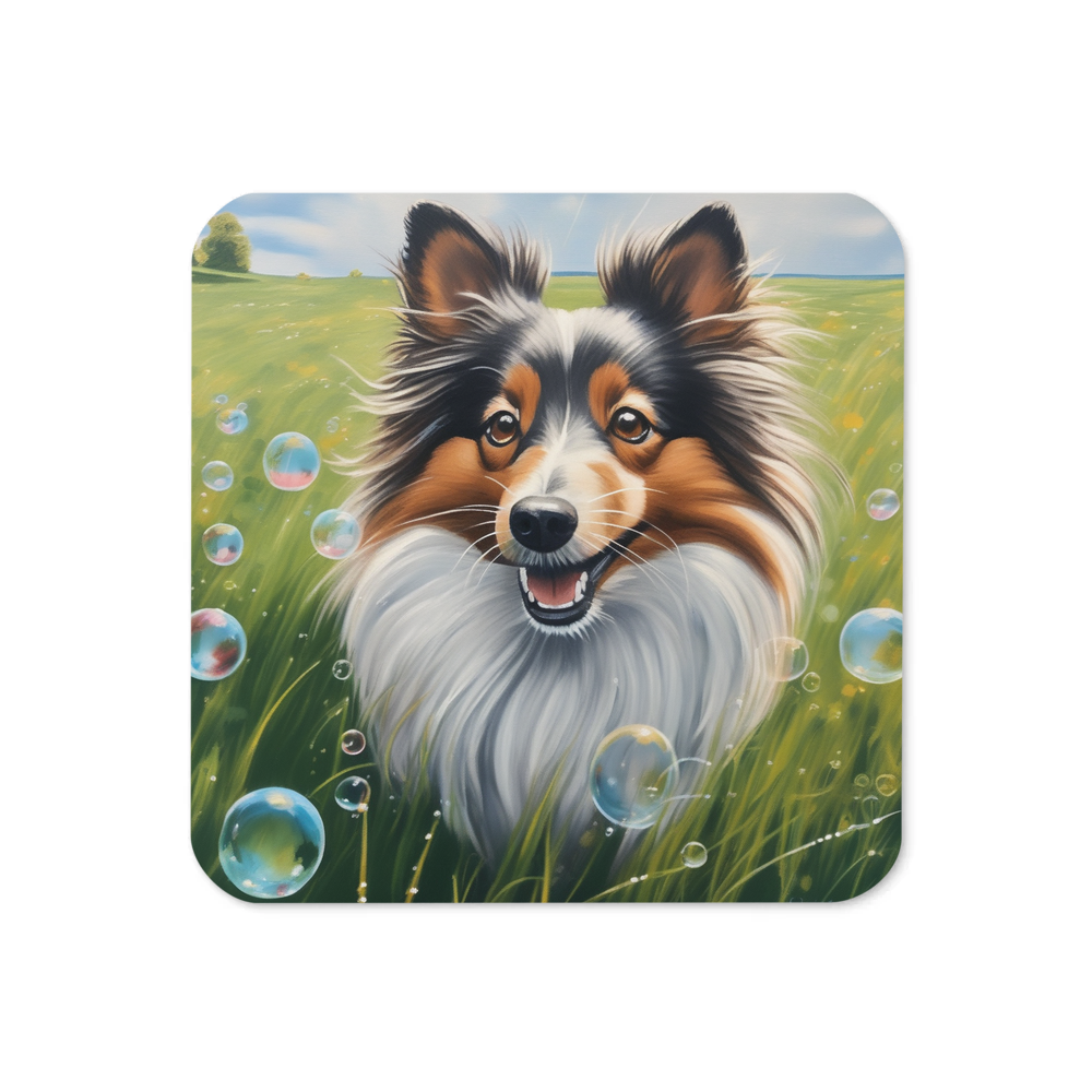 PugMug Custom Shetland Sheepdog Coaster