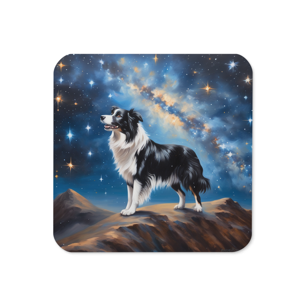 PugMug Custom Border Collie Coaster