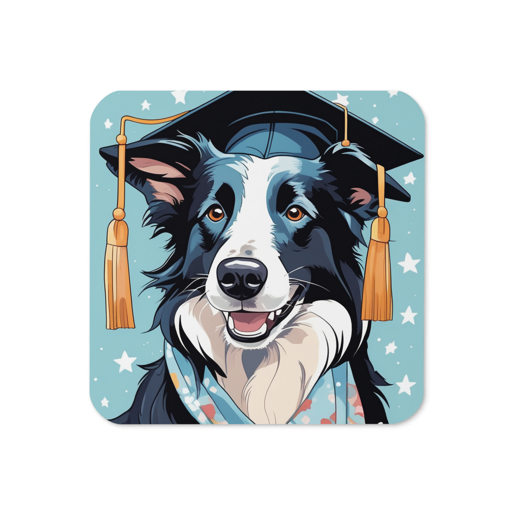PugMug Custom Border Collie Coaster
