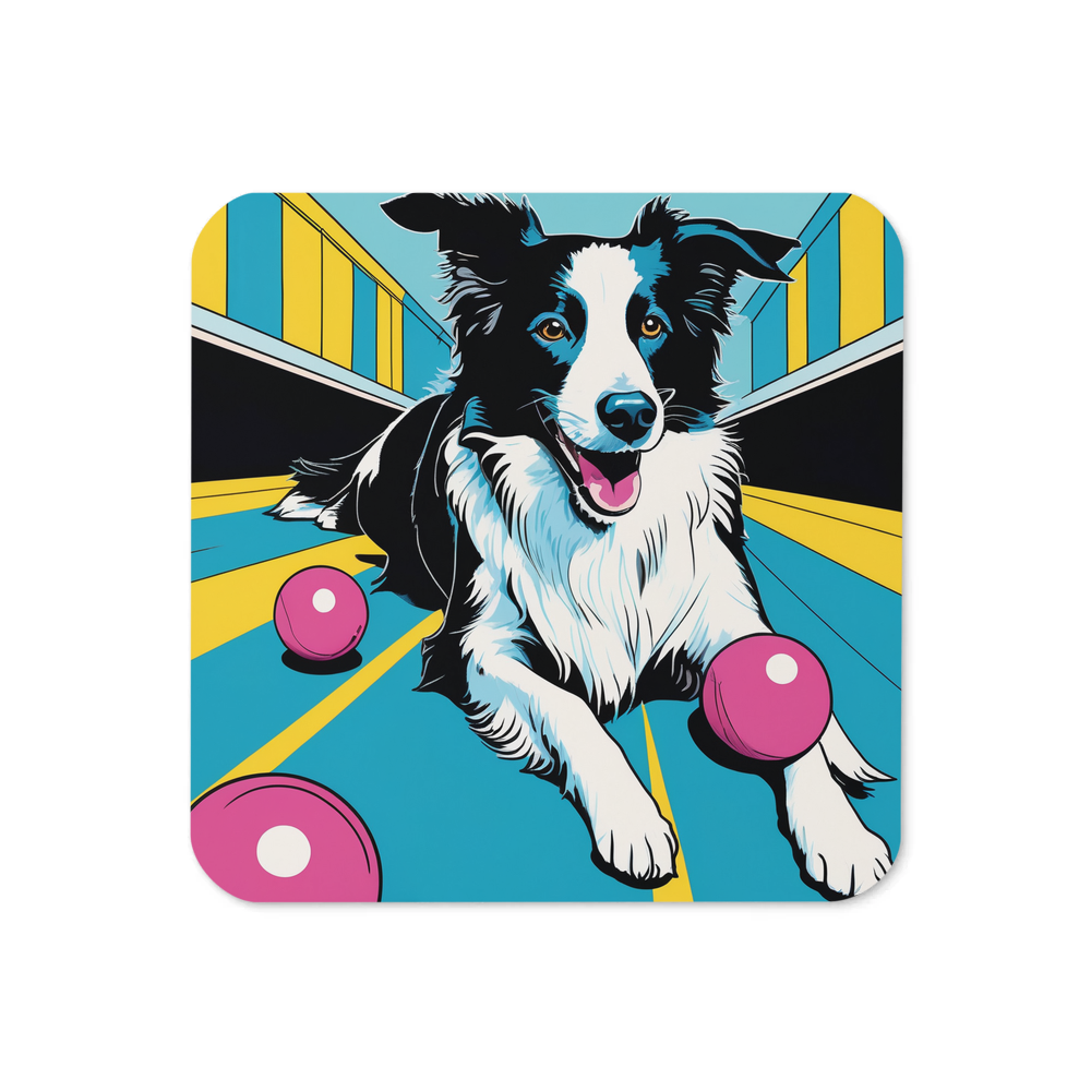 PugMug Custom Border Collie Coaster