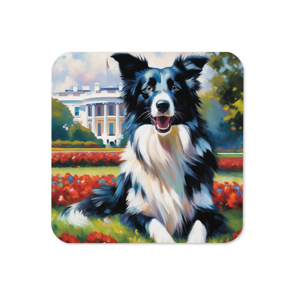 PugMug Custom Border Collie Coaster