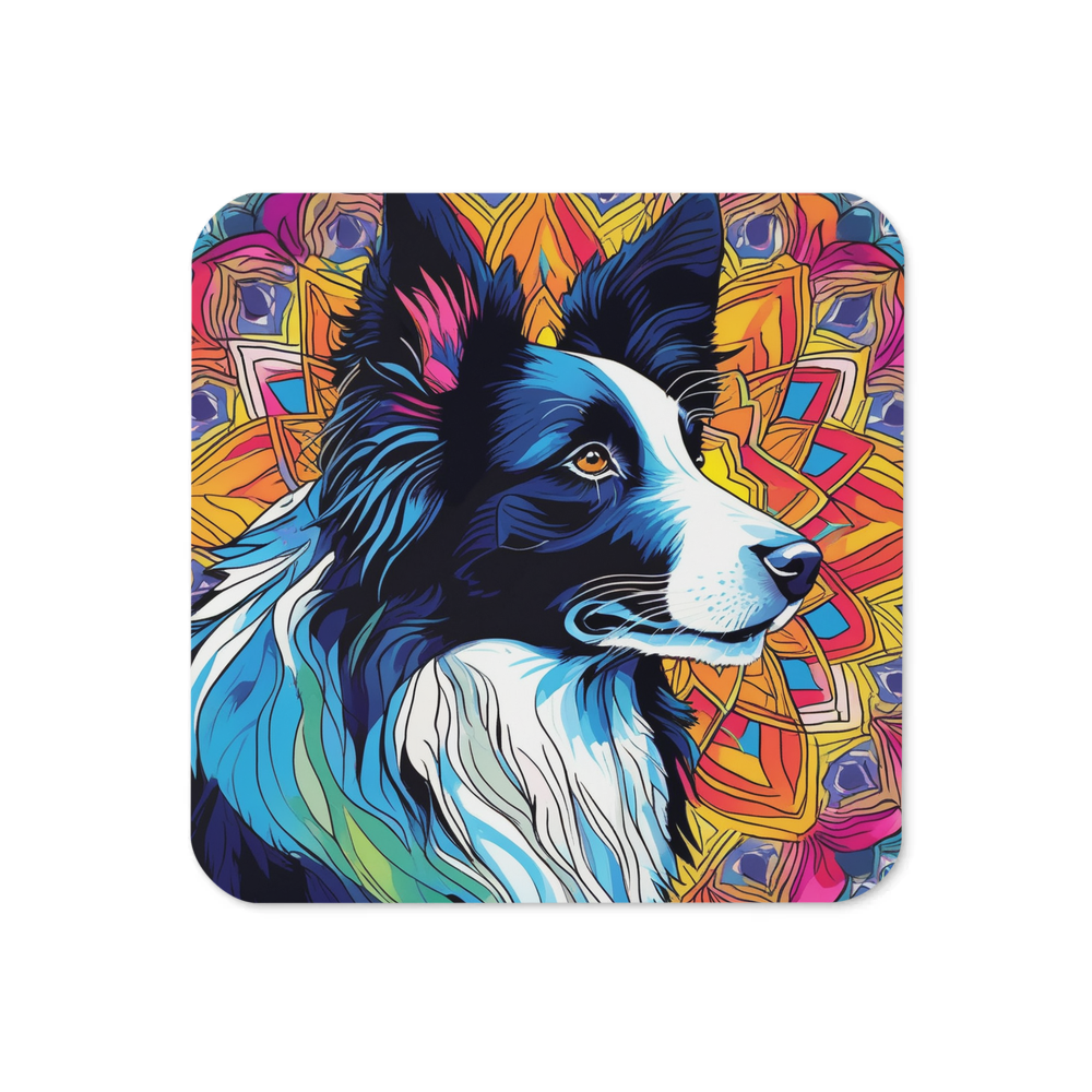 PugMug Custom Border Collie Coaster