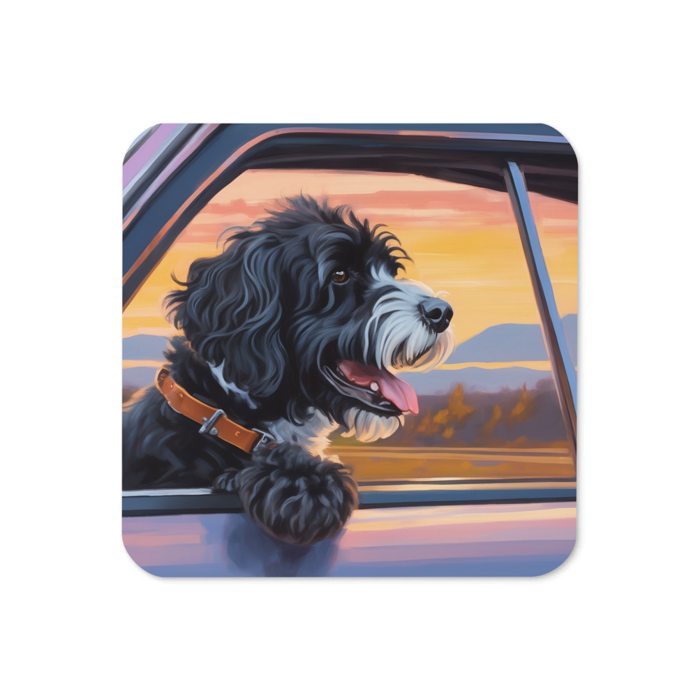 PugMug Custom Portuguese Water Dog Coaster