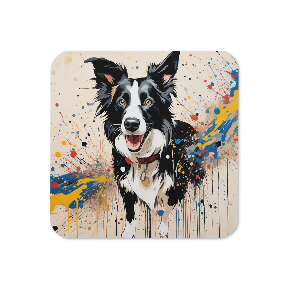 PugMug Custom Border Collie Coaster