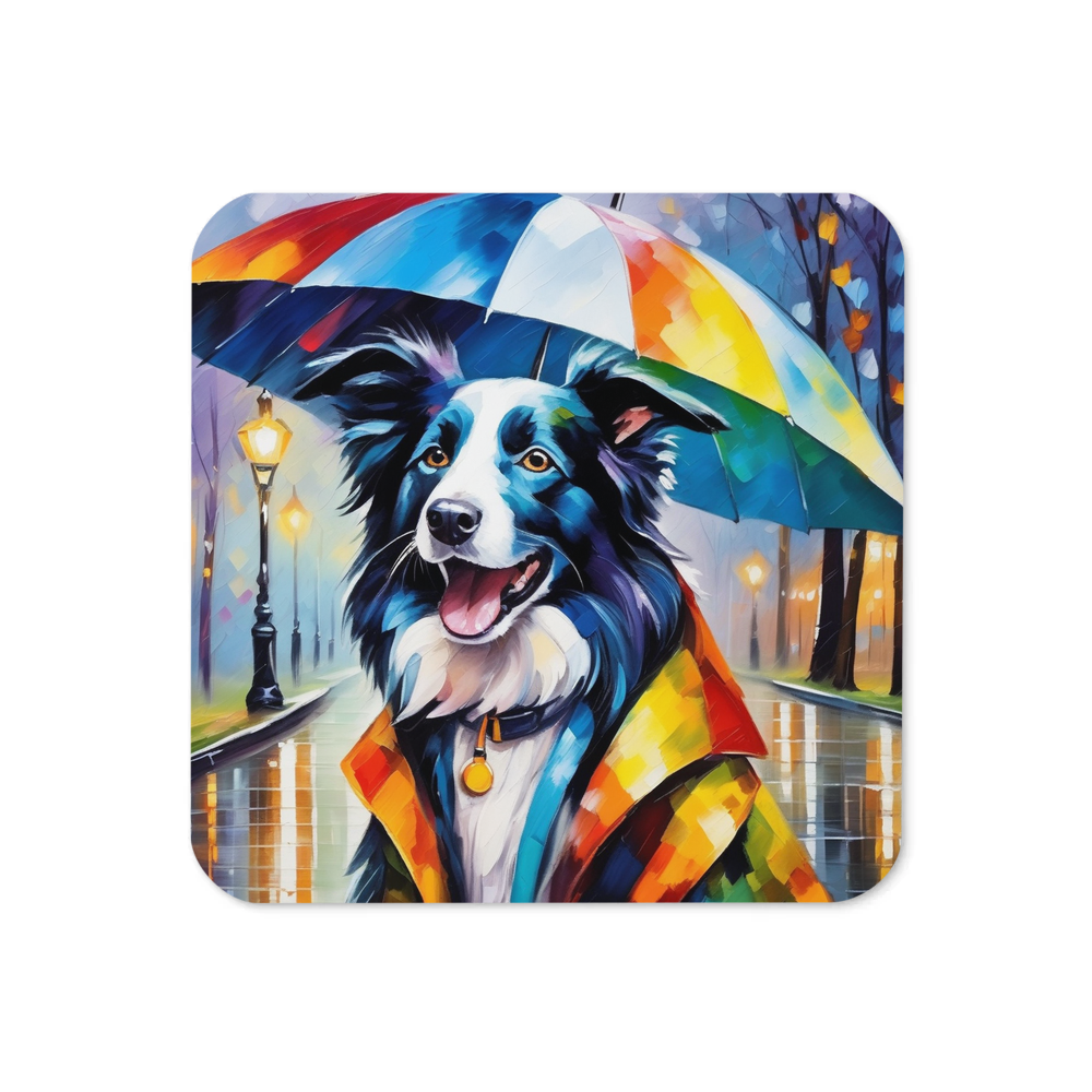 PugMug Custom Border Collie Coaster