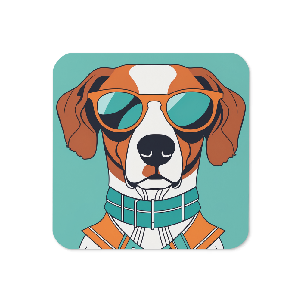 PugMug Custom Brittany Dog Coaster