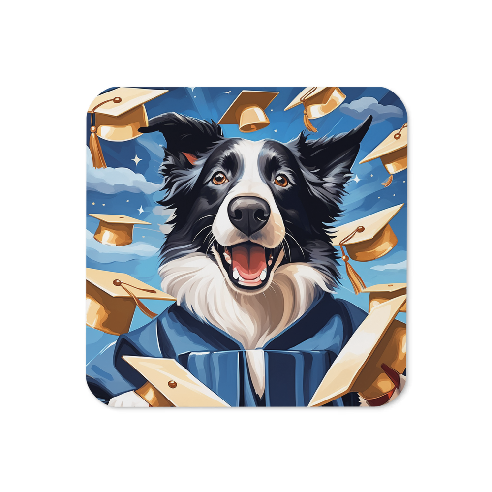 PugMug Custom Border Collie Coaster
