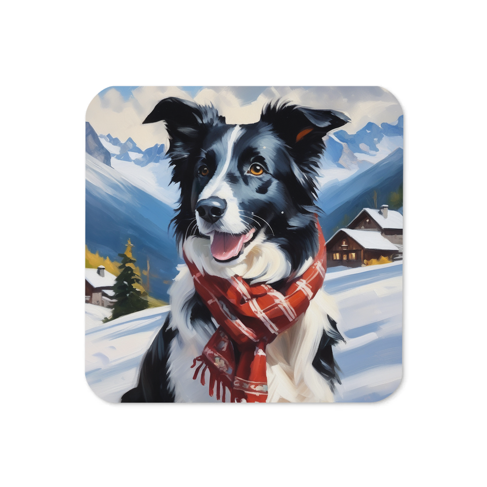 PugMug Custom Border Collie Coaster