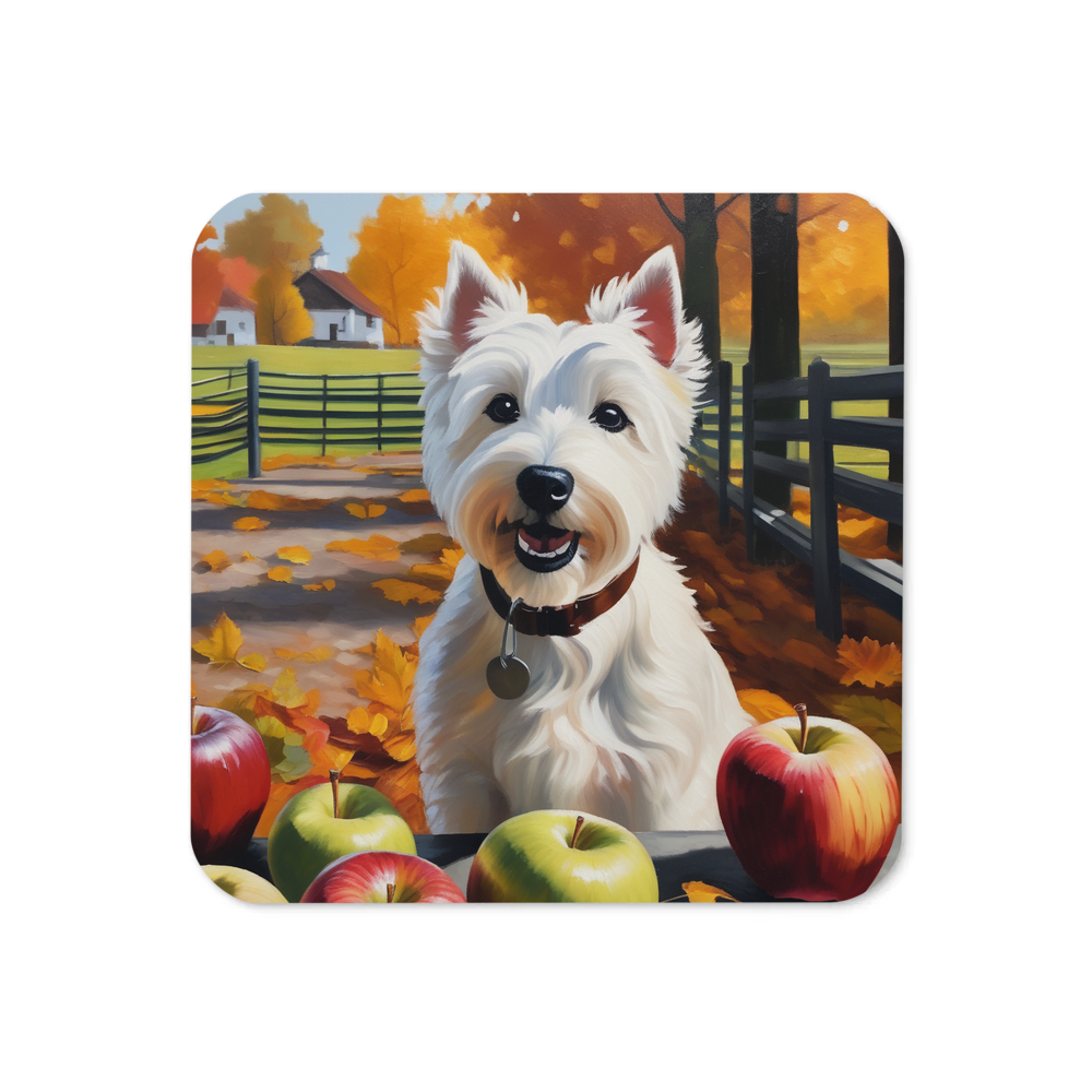 PugMug Custom West Highland White Terrier Coaster
