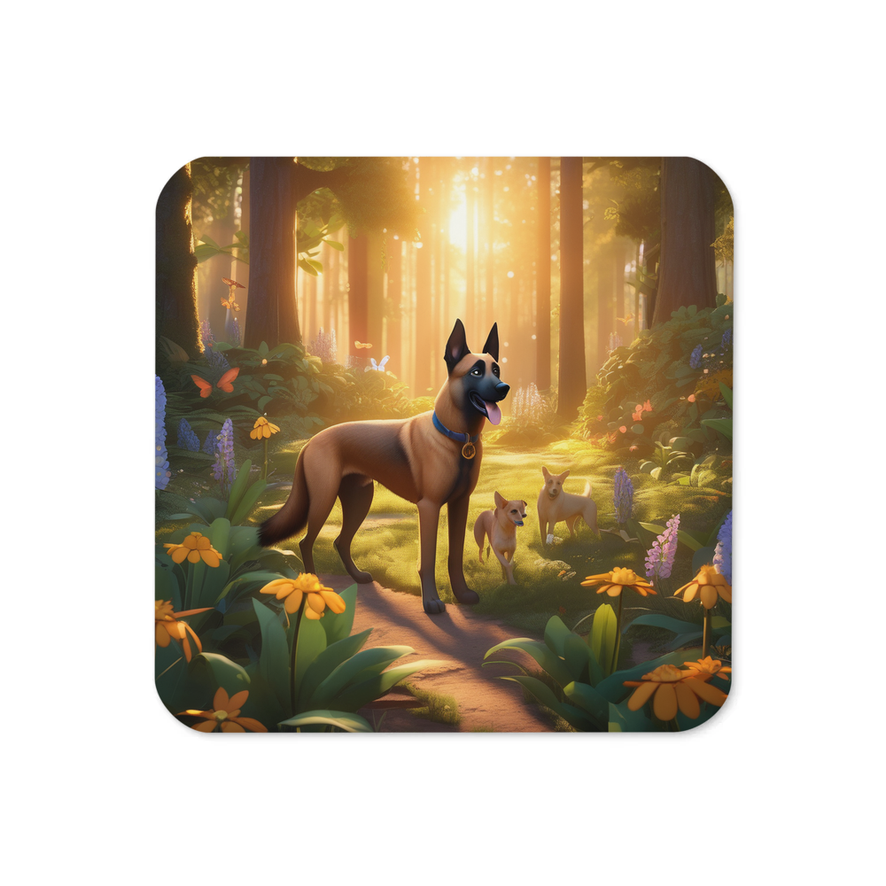 PugMug Custom Belgian Malinois Coaster