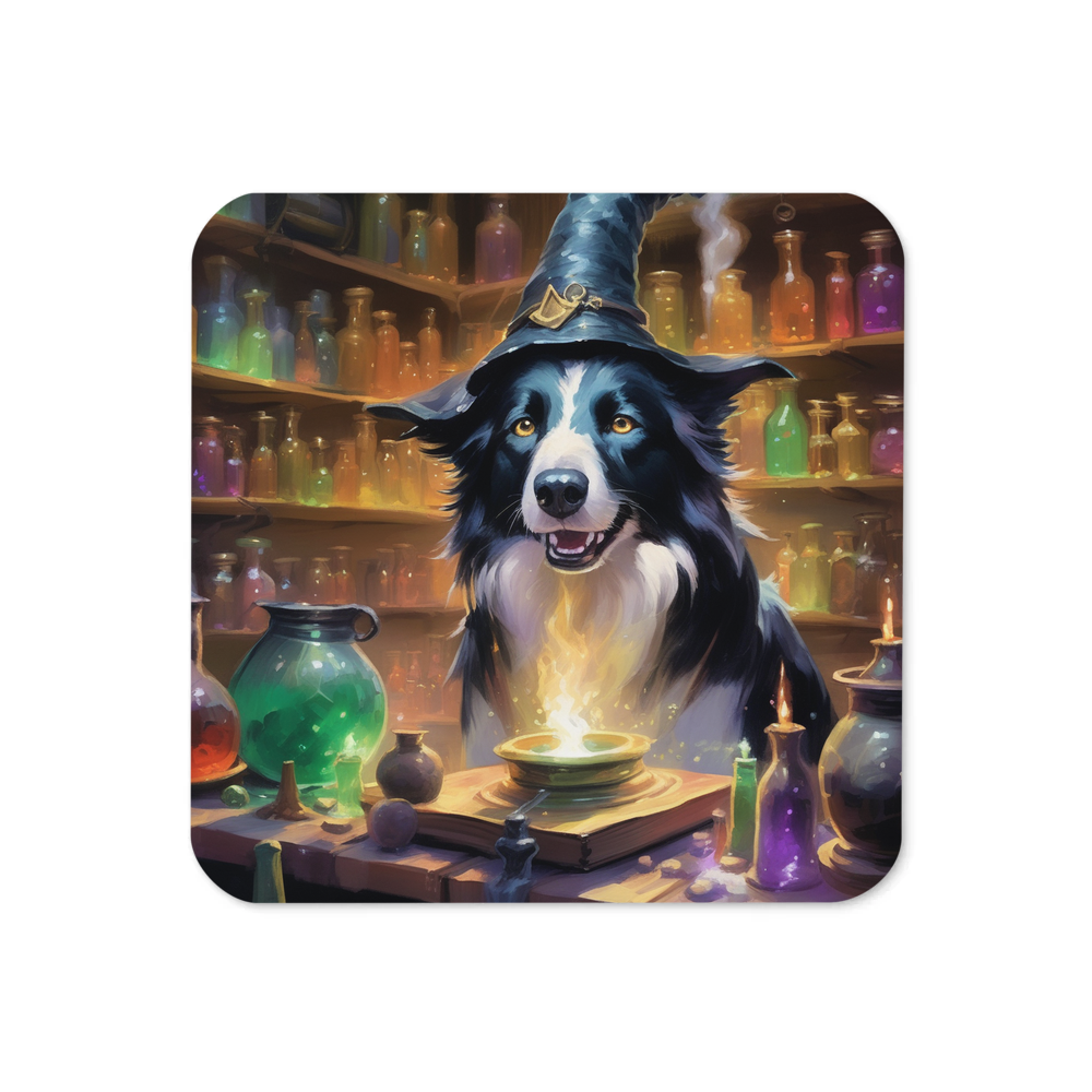 PugMug Custom Border Collie Coaster