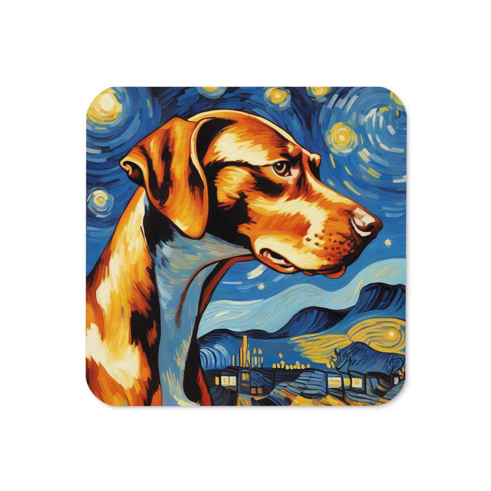 PugMug Custom Pointer Dog Coaster