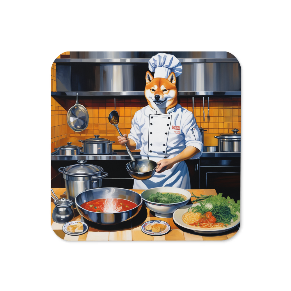 PugMug Custom Shiba Inu Coaster