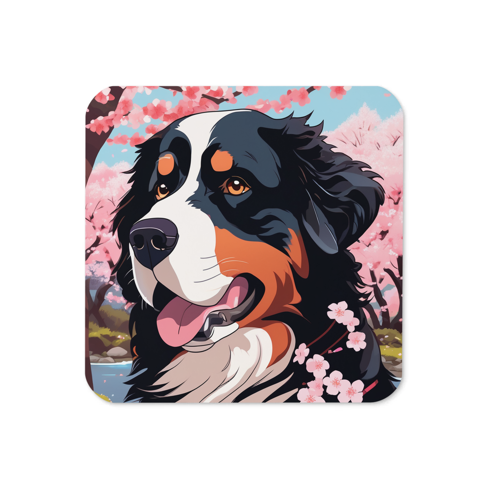 PugMug Custom Bernese Mountain Dog Coaster