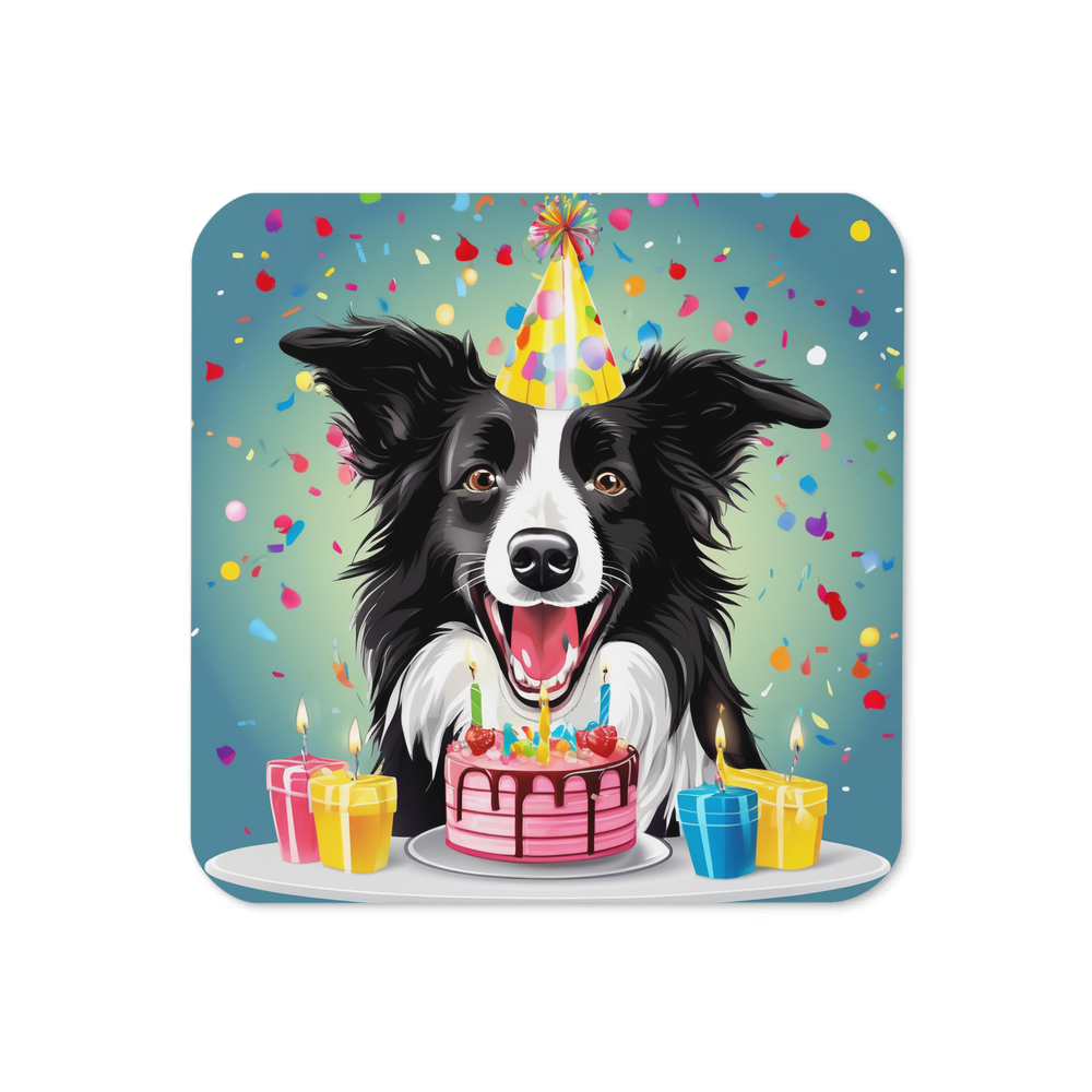 PugMug Custom Border Collie Coaster
