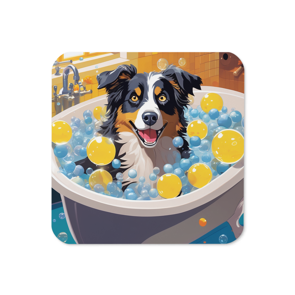 PugMug Custom Australian Shepherd Dog Coaster