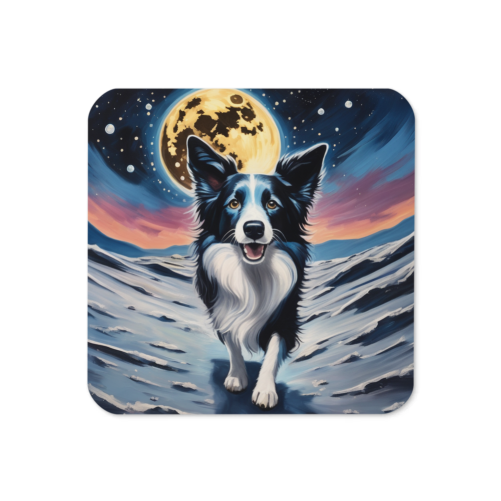 PugMug Custom Border Collie Coaster
