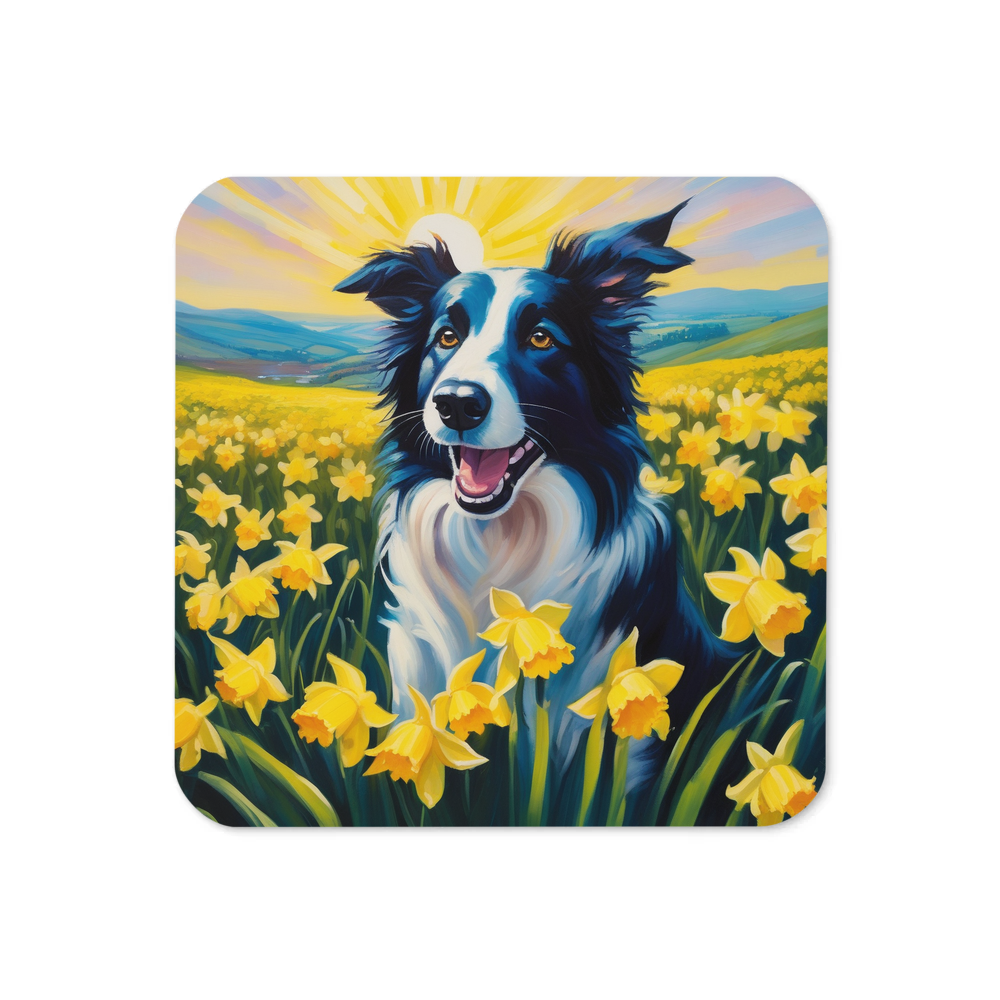 PugMug Custom Border Collie Coaster