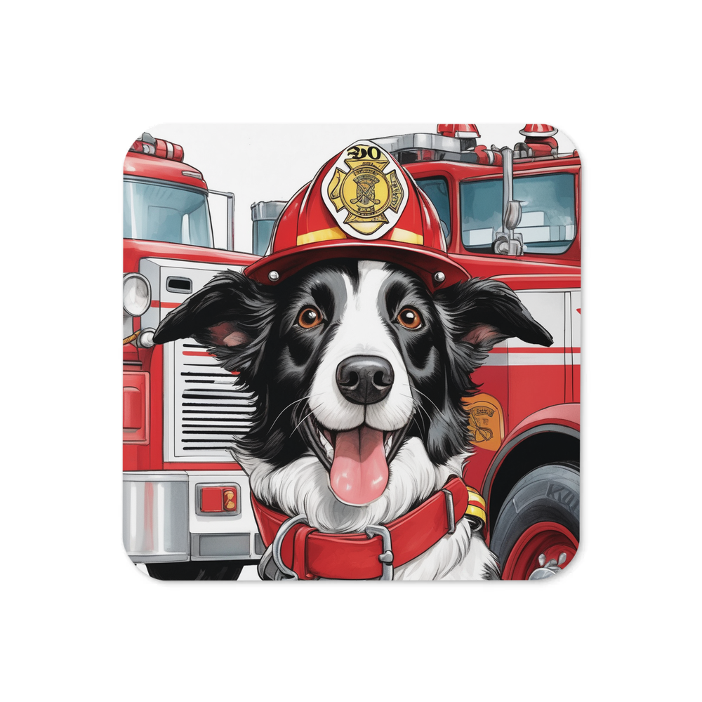 PugMug Custom Border Collie Coaster