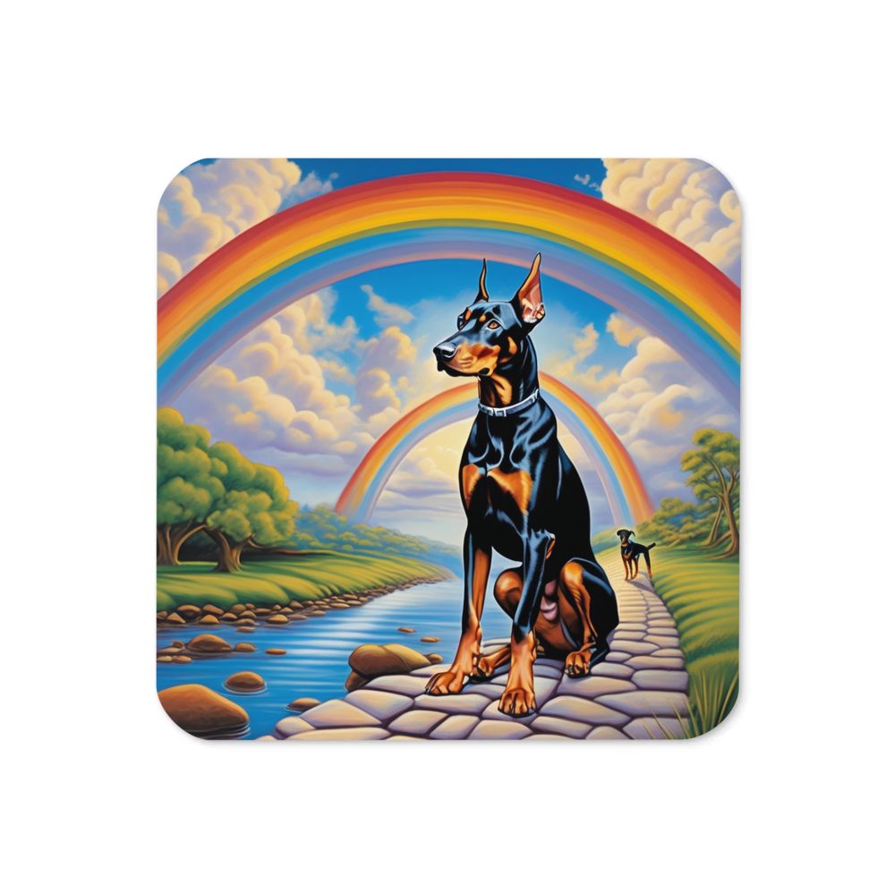 PugMug Custom Doberman Pinscher Coaster