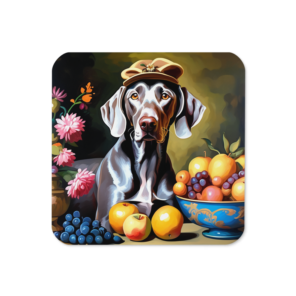 PugMug Custom Weimaraner Coaster
