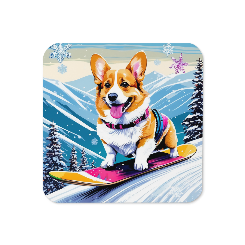 PugMug Custom Pembroke Welsh Corgi Coaster
