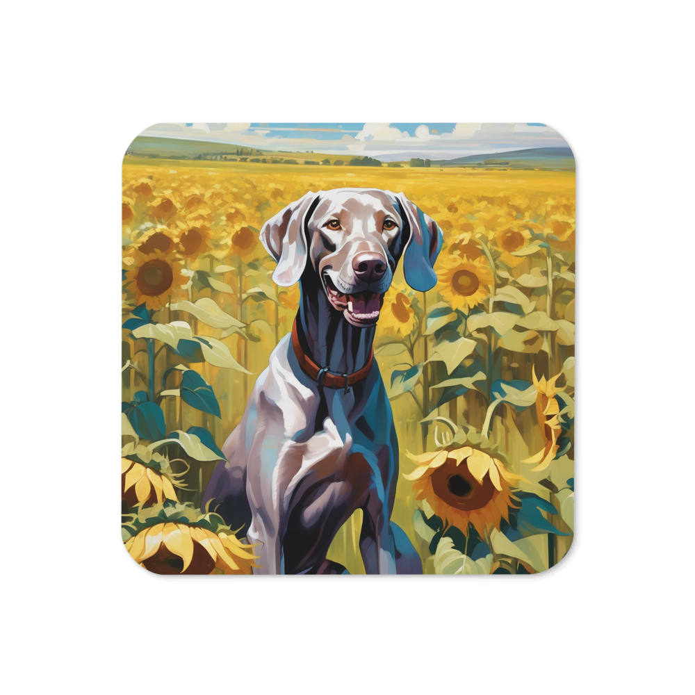 PugMug Custom Weimaraner Coaster